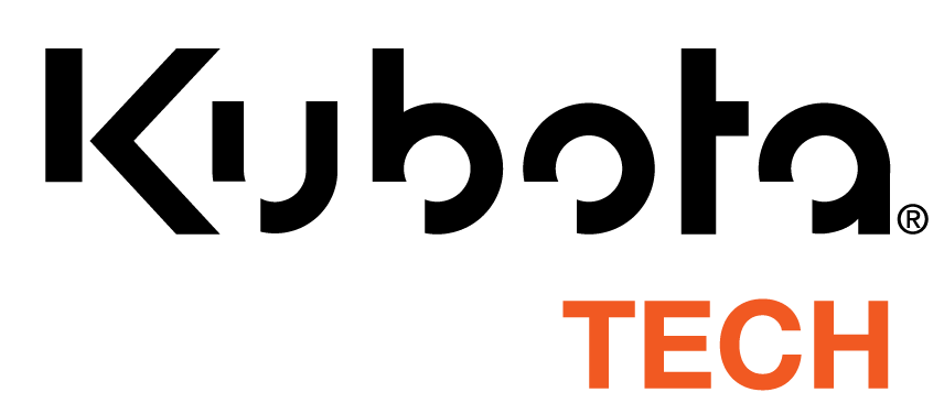 The Kubota Tech logo, with the word Kubota in black and the word Tech in orange.